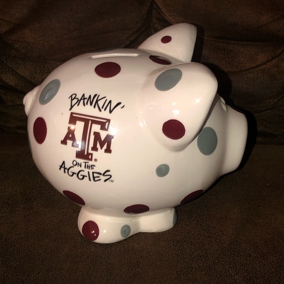 Texas A&M Bankin’ On The Aggies Piggy Bank - Picture 6 of 8